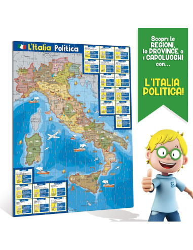 I'm genius geopuzzle la mia bella Italia