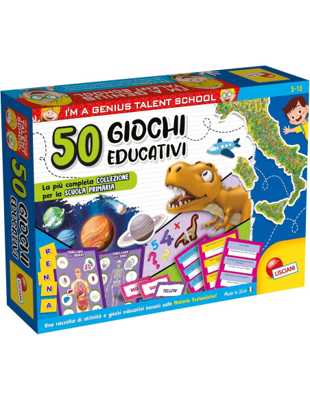 I'm a Genius Raccolta 50 Giochi Educativi Kids
