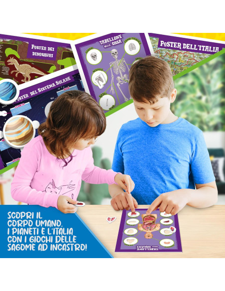 I'm a Genius Raccolta 50 Giochi Educativi Kids