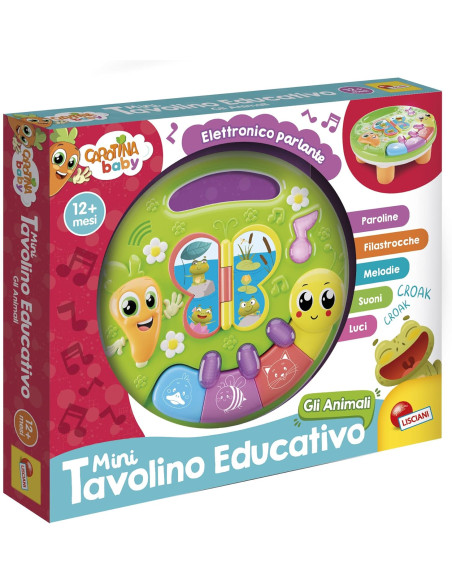 Carotina mini tavolo educativo animali