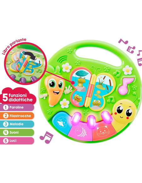 Carotina mini tavolo educativo animali