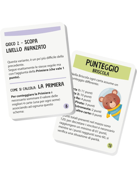 Lisciani - Le carte dei bambini scopetta e briscoletta