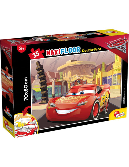 Lisciani - Puzzle Maxi Floor 35 Cars 3 Go!Go!Go!