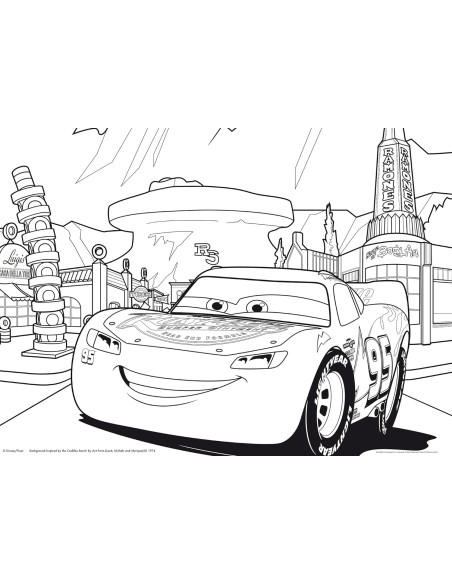 Lisciani - Puzzle Maxi Floor 35 Cars 3 Go!Go!Go!