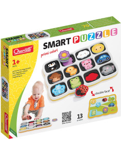 Quercetti - Smart puzzle primi colori