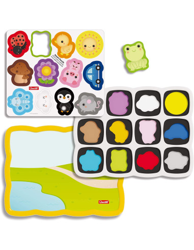 Quercetti - Smart puzzle primi colori