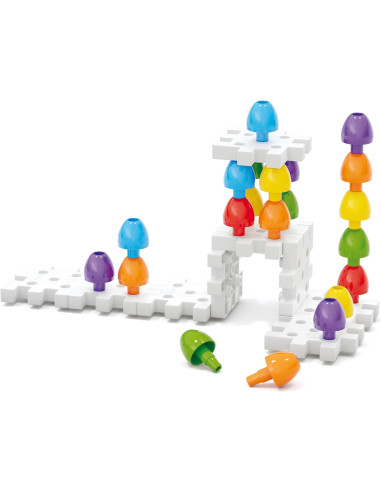 Quercetti - Jumbo Peggy chiodini primo mosaico