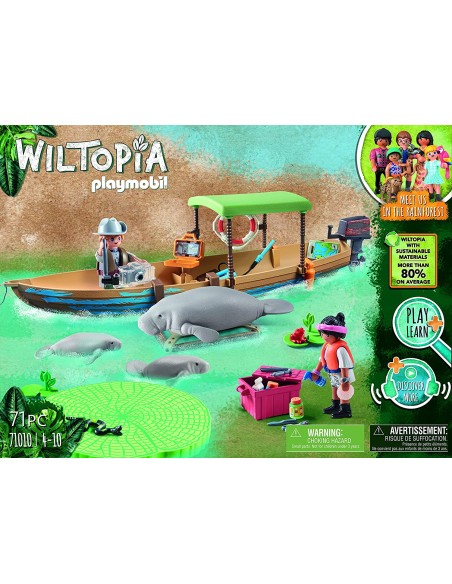 Playmobil - Gita in Barca e Lamantini della Foresta Amazzonica