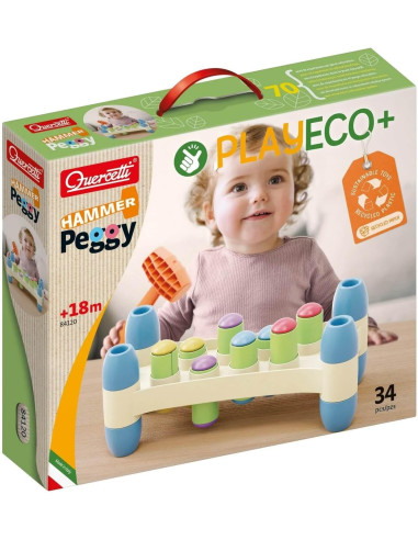 Quercetti - Hammer Peggy - linea play eco