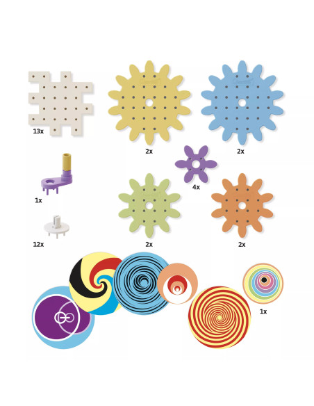 Quercetti - Kaleido gears - linea play eco