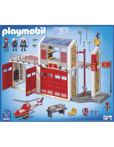 Playmobil - Grande Centrale  Dei Vigili Del Fuoco