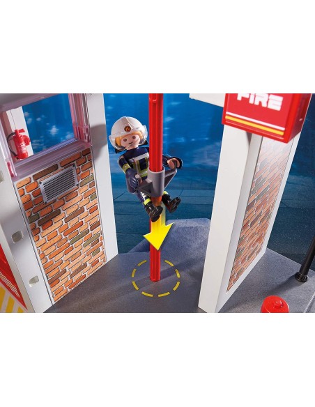 Playmobil - Grande Centrale  Dei Vigili Del Fuoco