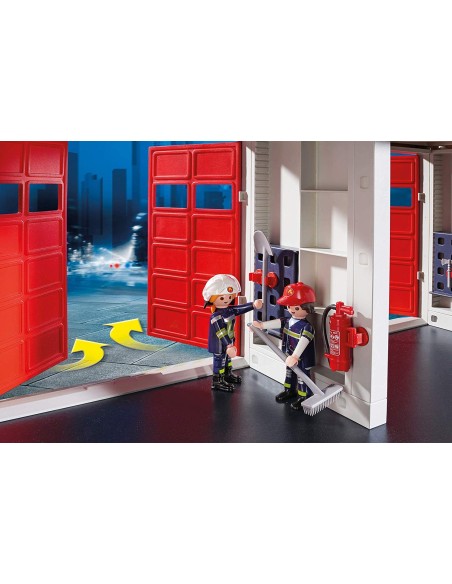 Playmobil - Grande Centrale  Dei Vigili Del Fuoco