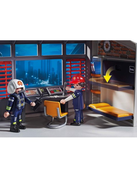 Playmobil - Grande Centrale  Dei Vigili Del Fuoco
