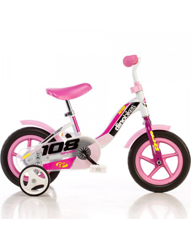 Dino Bikes - Bicicletta 10'' Rosa