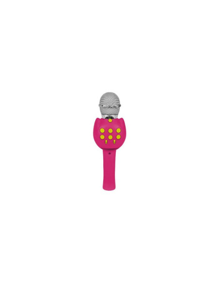 Bontempi - Microfomo wireless Karaoke e cambio voce Rosa