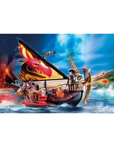 Playmobil - Nave infuocata dei guerrieri di Burnham 2
