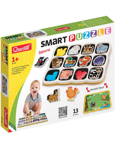 Quercetti - Smart puzzle fattoria
