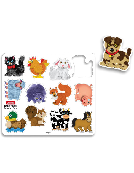 Quercetti - Smart puzzle fattoria