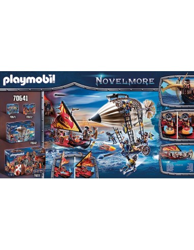 Playmobil - Nave infuocata dei guerrieri di...