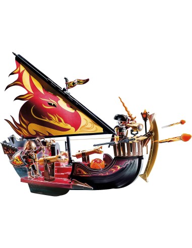 Playmobil - Nave infuocata dei guerrieri di...