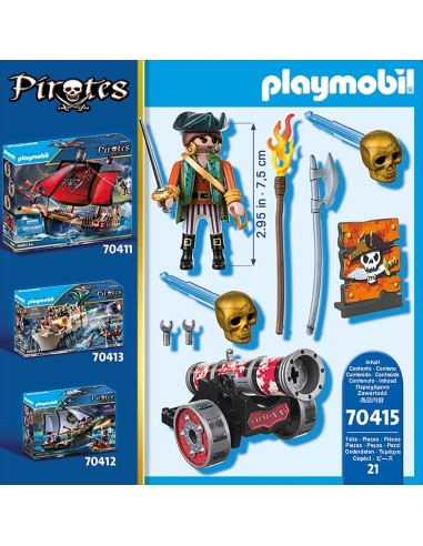 Playmobil - Pirata con Cannone
