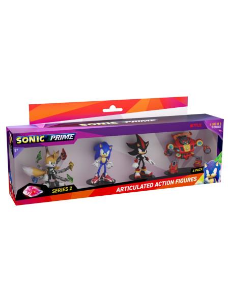 Sonic Prime Pack 4 personaggi articolati ass.to