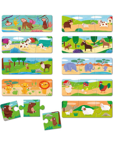 Ludattica Trio Montessori - Famiglie di animali