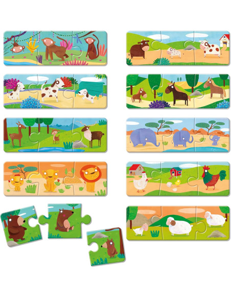 Ludattica Trio Montessori - Famiglie di animali