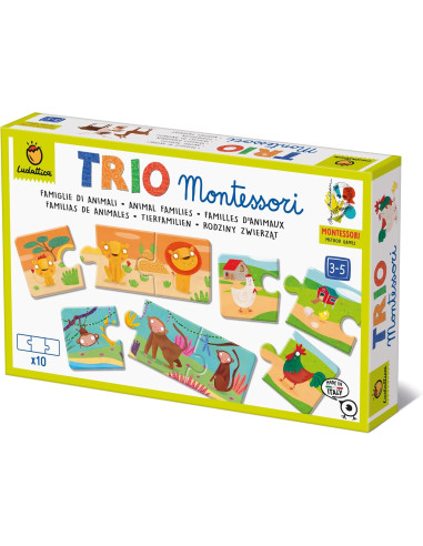 Ludattica Trio Montessori - Famiglie di animali