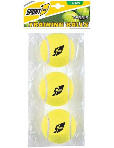 Busta 3 palle tennis Training gialle