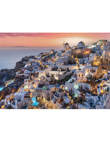 Puzzle 1000 pz - Shades of Santorini 2025