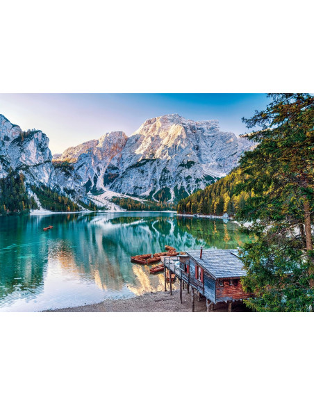 Puzzle 1000 pz - Emerald Lake Braies 2025
