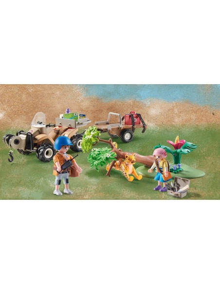 Playmobil - Quad di Soccorso Animali della Amazzonia