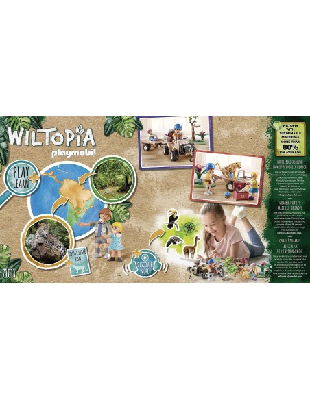 Playmobil - Quad di Soccorso Animali della Amazzonia