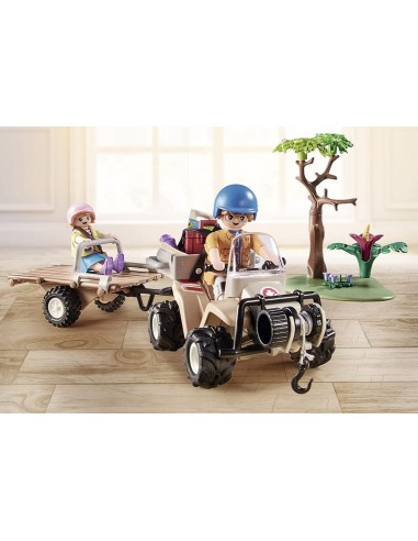 Playmobil - Quad di Soccorso Animali della...
