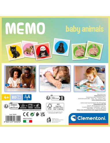Memo Games Noli Baby Animals