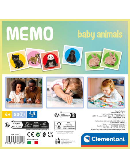 Memo Games Noli Baby Animals