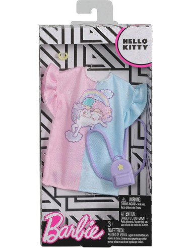 Barbie Fashion Vestito Hello Kitty Unicorno Mattel FXK81 