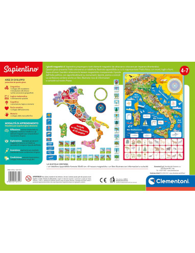 Geo Puzzle Magnetico dell'Italia