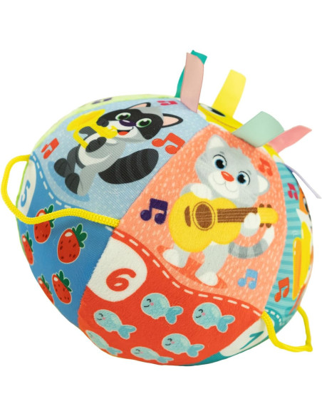 Baby Suona e Canta- Palla Musicale in Tessuto