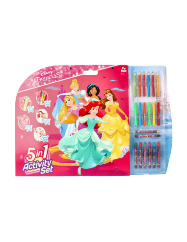 Blocco attività 5 in 1 Disney Princess