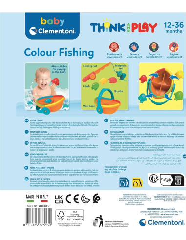 Baby Clementoni - Think e Play Colour Fishing