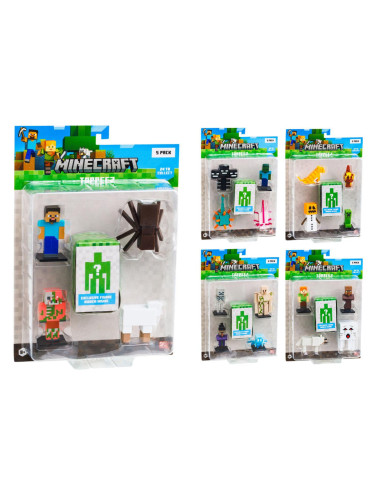 Minecraft 3D Pack 5 personaggi
