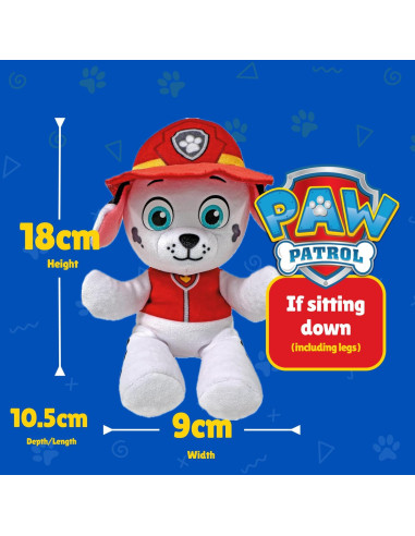TY - Paw Patrol Marshall Floppy 20cm