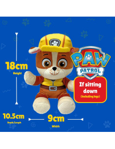 TY - Paw Patrol Rubble Floppy 20cm 2