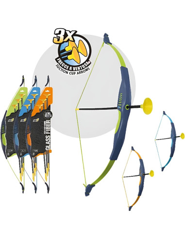 Set Arciere X-Fiber in fibra di vetro colori...