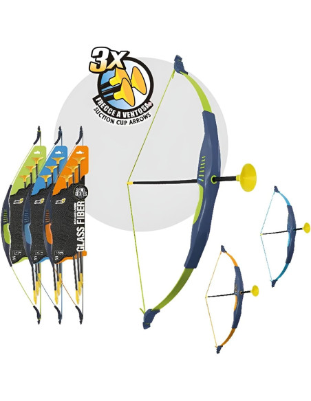 Set Arciere X-Fiber in fibra di vetro colori ass.ti