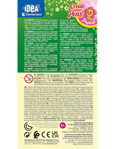 Idea Clementoni Create Your Tropical Pen - Crea...