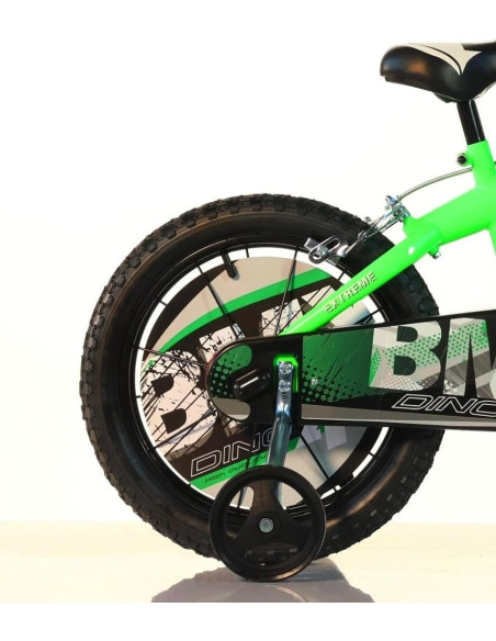 Dino Bikes - Bicicletta 14'' Verde